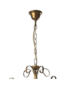 LAMPADARIO 5 LUCI ONLI "ODINO" BRONZO E14